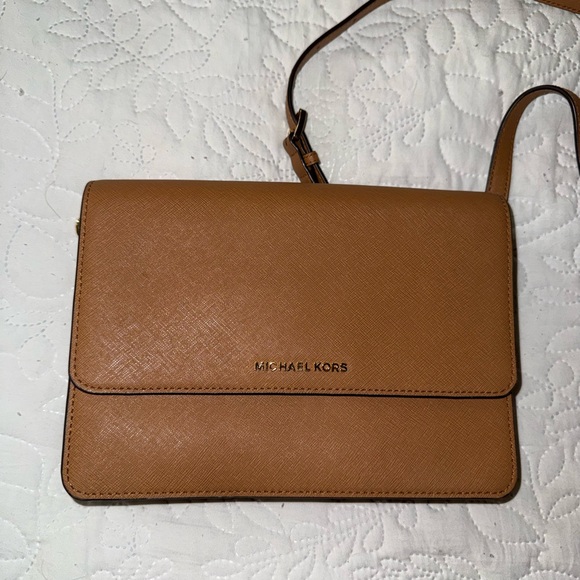 Michael Kors Handbags - Michael Kors Cognac Crossbody Bag